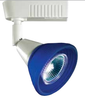 12v Track Head Light CTV111 White with Blue Glass