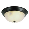 2 Light Rubbed Oil Bronze Ceiling Mount 58802ROB