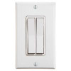 Dual Rocker Wireless Switch (shown in white)