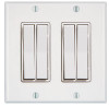 2 Gang 4 Rocker Wireless Light Switch