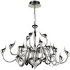 12V Designer Polished Chrome Hanging Chandelier - Swan