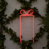 Christmas Neon Present - 24V LED Gift Box Present Neon Rope Light Motif - AQL-LED-24V-NF-BK