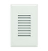 Vertical Louvered White