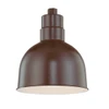 120V R Series Wide Deep Bowl Outdoor Dome Shade Gooseneck