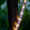 Warm White Rope Light Close Up Outdoors 1