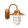 Outdoor LED Entry Light, Shiny Copper Wall Sconce Main Product Photo