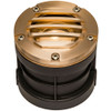 LED Brass In Ground N.S.C. Well Light 3 Kit w/ Grilled Cover Brass Cover System, LED Bulbs Included - OIGLK-5AI-GRL-3