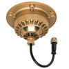 LED Brass In Ground N.S.C. Well Light 3 Kit w/ Grilled Cover Brass Cover System, LED Bulbs Included - OIGLK-5AI-GRL-3