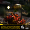 12-15V Guardian Low Voltage Pathway Light w/ Integrated LED, Outdoor Waterproof Garden Lights, Aluminum Housing, ETL Listed, Outdoor LED Landscape Lighting, Frosted PC Lens, Brown Finish, Waterproof, 5W, 2700K Color Temp, 400 Lm, IP65 - OALL-GDC-9302