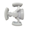 46W Daylight 5000K Bronze Triple Head Motion Sensor Dusk to Dawn LED Flood Light - OSF-FTE-S10.5TFL