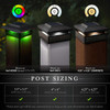 Lumineer Smart Solar Post Cap In-Scene Diagram 3