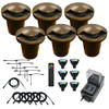 RGBCW LED ABS Composite 6-Light In Ground N.S.C. Well Light Kit Bronze Main