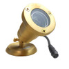 RGBCW Cast Brass Underwater Mini Spotlight, RGBCW LED Bulbs Included, Easy DIY Landscape Lighting, No Splice Connections (NSC) - OUWLK-707-RGBCW-3
