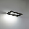 120-277V Indoor LED Picture Light Brushed Black in Scene