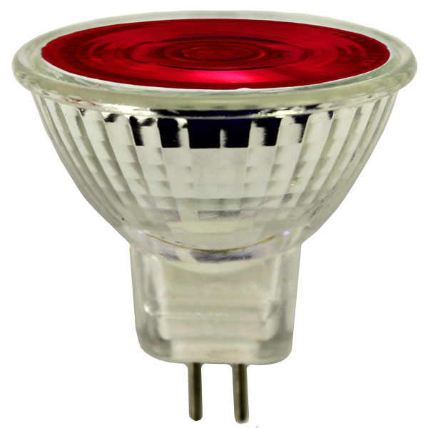 12V 35w Red Halogen MR11 Flood Light Bulb AQLighting