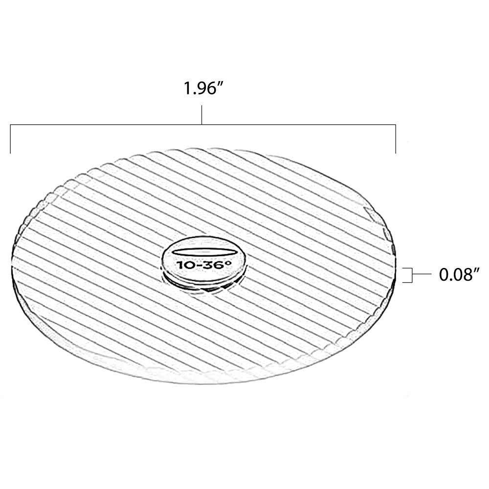 10-25 Degree SNAP Lens System for LED MR16 | AQLighting