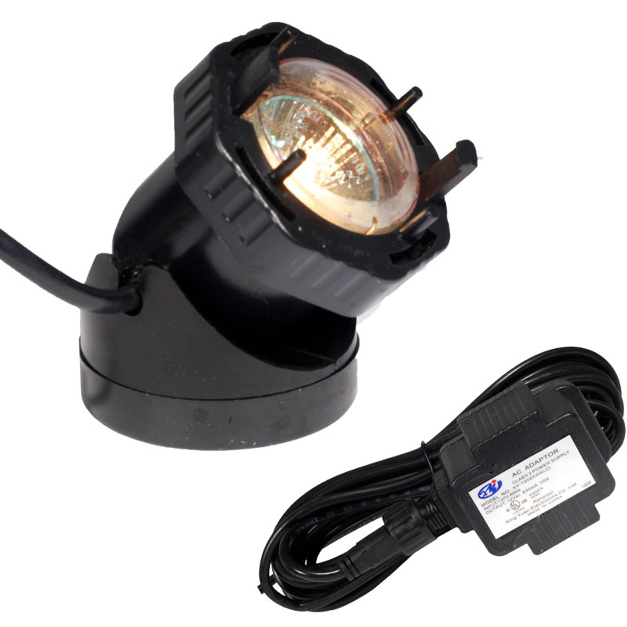 12V LED Submersible Light for Ponds Black Single Composite Underwater