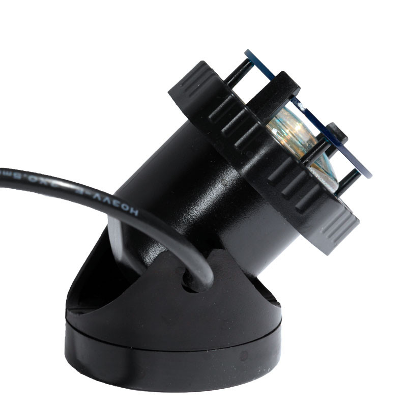 12V LED Submersible Light for Ponds Black Single Composite Underwater