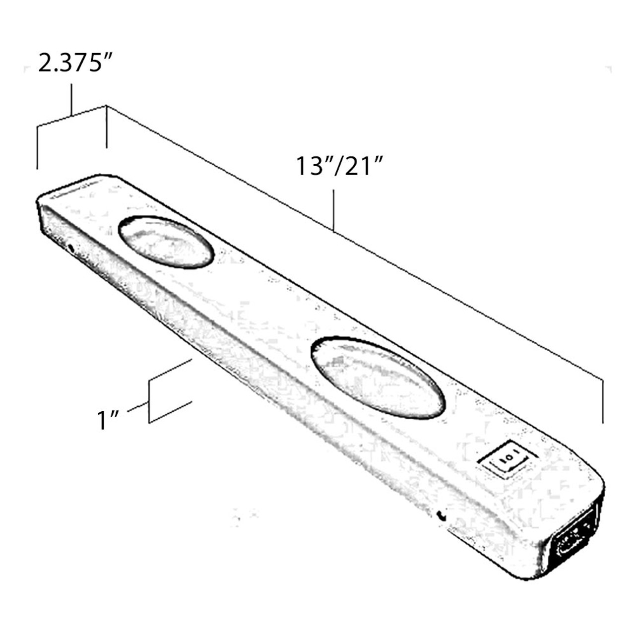 High Output Under Kitchen Light Bar AQLighting
