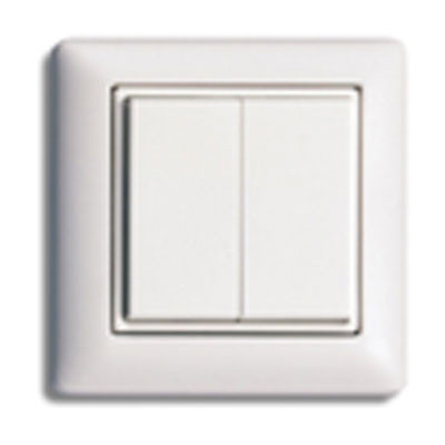 European Rocker Switch European Style Dual Rocker Wireless Switch | AQLighting