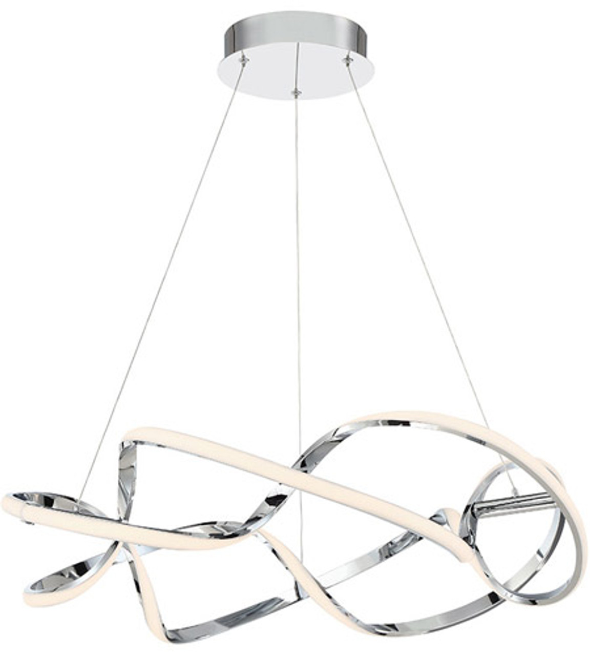 【新品未開封】「Chandelier」 Novelbright Nordic Bubble Ball Swirled Glass Chandelier, Dia 20 inch