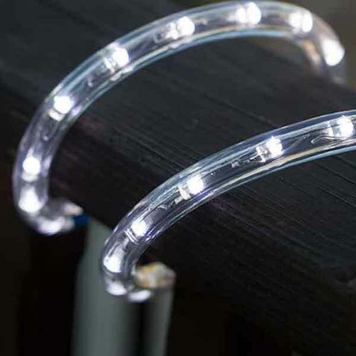 120V Dimmable LED Warm White Waterproof Rope Light