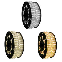 Custom Cut White LED Rope Light Warm Cool or Moon White