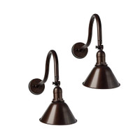 PRO SERIES Classic Metal Gooseneck LED Sign Light - TWIN PACK - OGN-930-2PK