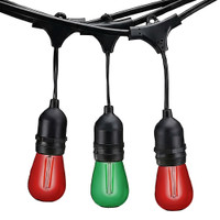 120V Commercial Ready Dimmable Outdoor LED Patio String Light - AQLIGHTING - OSL-S14 - XMAS