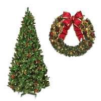 LED Holiday Greenery