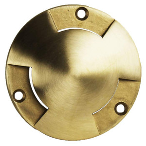 Raw Tri-Directional Brass Cover - PGC3CLF3CVR-BRS