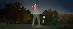 Flag Pole Lights: Show Your American Pride Day & Night