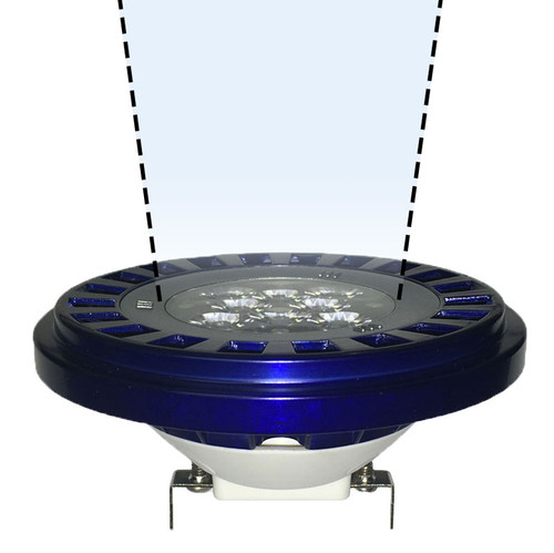 Cool White Spot Beam Spread Diagram