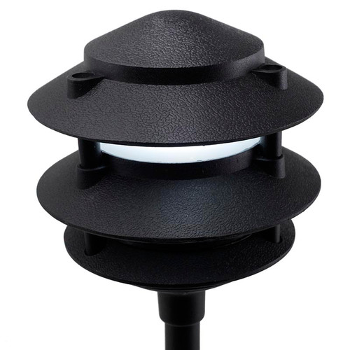 12V / 120V LED Cast Aluminum 3 Tier Pagoda Light - LED-PAT3R