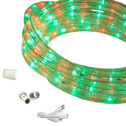 custom cut red amp green bi color led rope light aqlighting can i cut rope lights