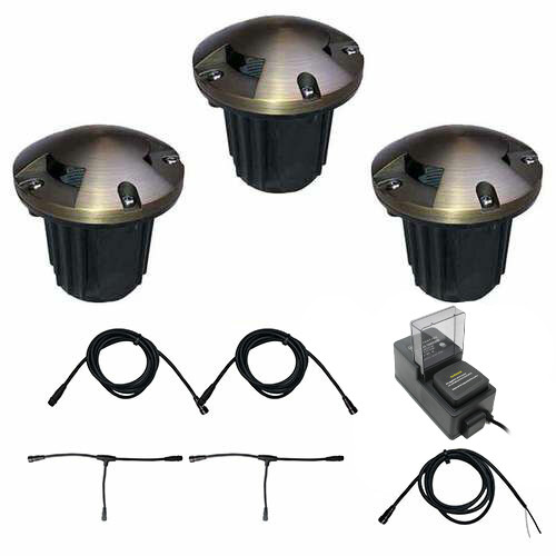 AABBCC様 LED NSC Tri Directional Low Fan Cover In Ground Well Light