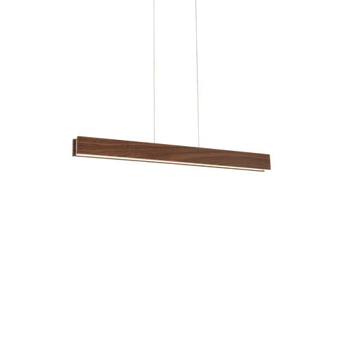 120V LED Wooden Linear Hanging Pendant Main