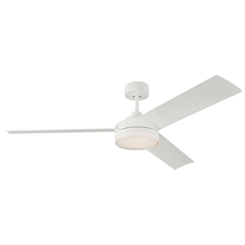 Cirque Ceiling Fan Shown in White