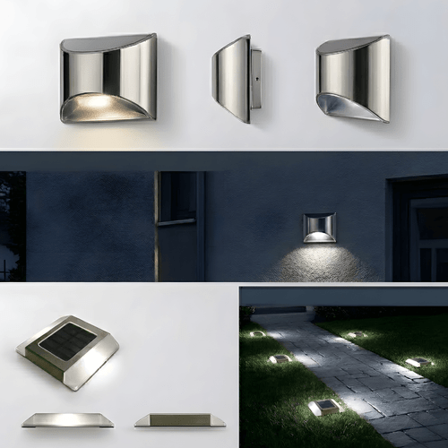 Evening Ambience Solar Set - Includes 4 Pathway & 4 Deck