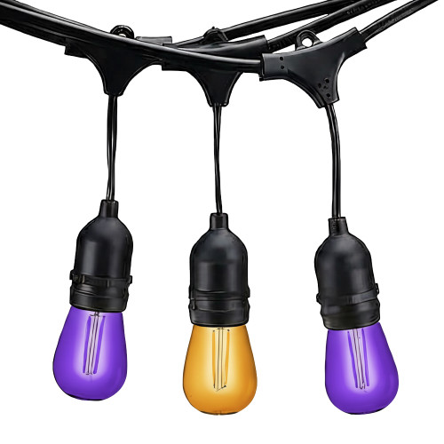 120V Commercial Ready Dimmable Outdoor LED Patio String Light - AQLIGHTING - OSL-S14 - HWN