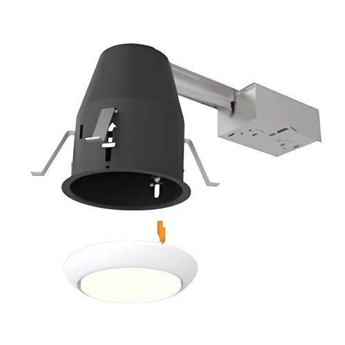 6″ Shallow Remodel LED IC Housings - 6 Pack
