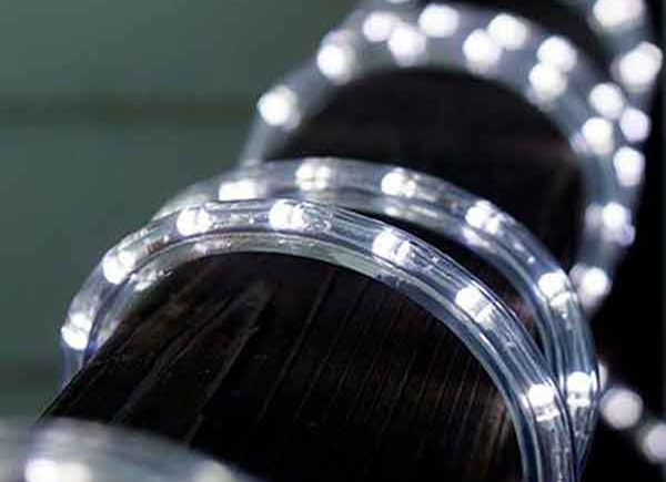 Endura Rope - Cool White - 120V Dimmable IP65 Waterproof Flexible 150ft Reel. The Most Badass Rope Light You Will Ever Own - Best Warranty in Industry - Longest Lasting Rope Light Ever - RLR-END-CW