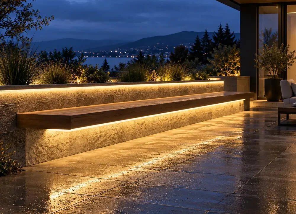 Warm White Reel - Strip Illuminated