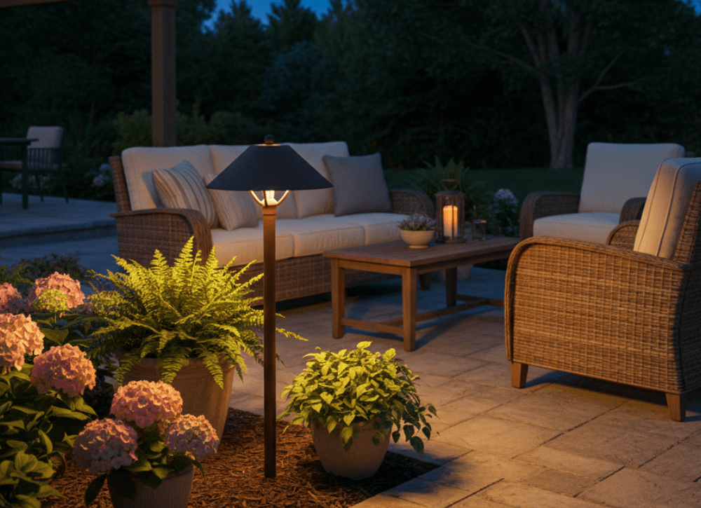 LV13 Area Light in Bronze Main