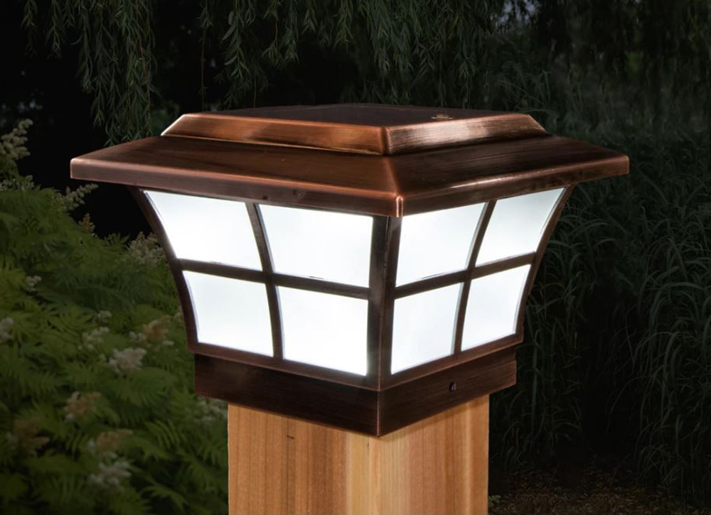 Classy Caps 6x6 Post Cap | LED Solar | AQLighting