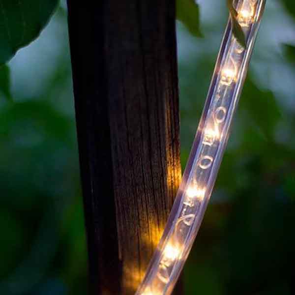Rope Light Strand Close Up