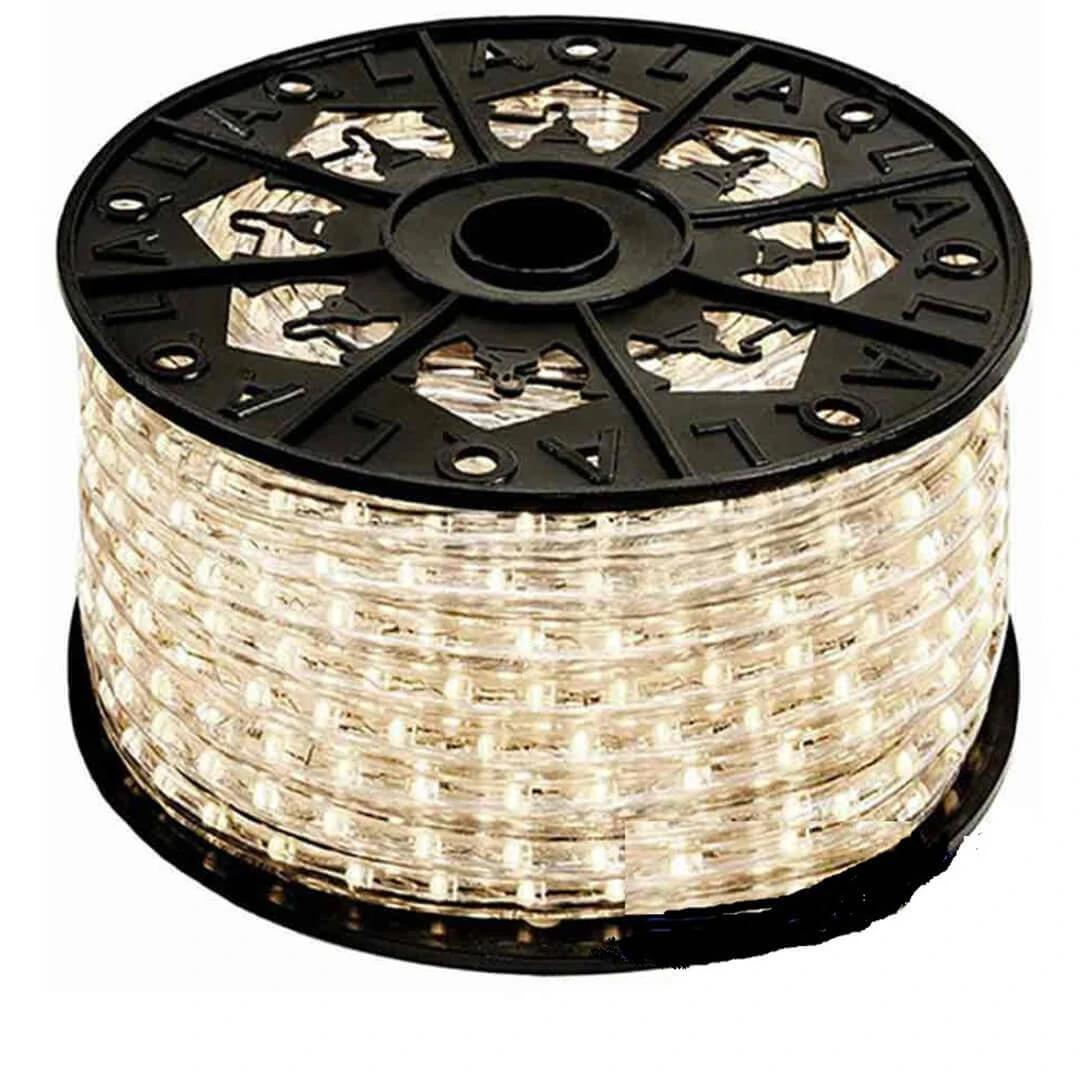 Warm White Endura Rope Light | Outdoor Commercial Grade 150ft LED Reel - RLR-END-WW