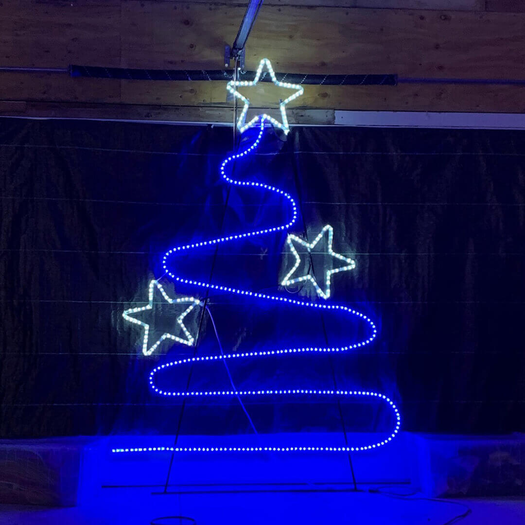 Blue Holiday Tree