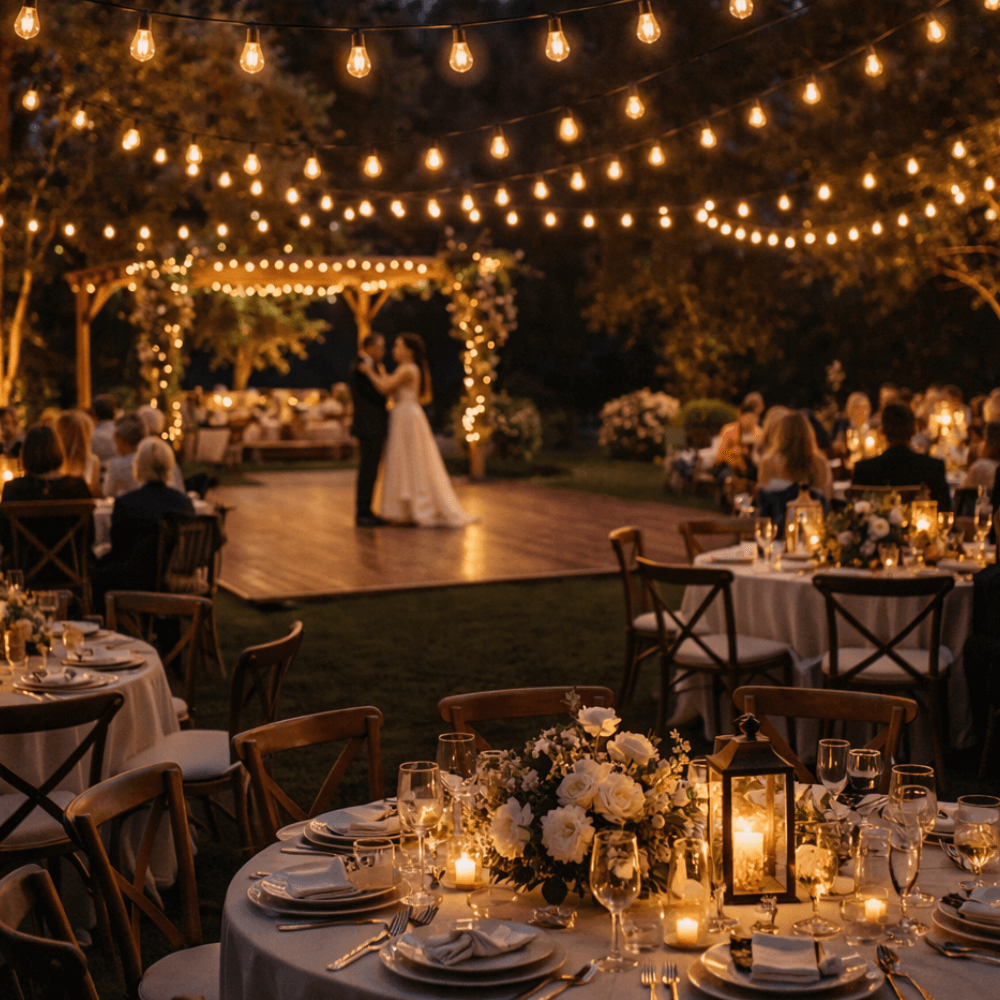 120V Commercial Ready Dimmable Outdoor LED Patio String Light - AQLIGHTING - OSL-S14