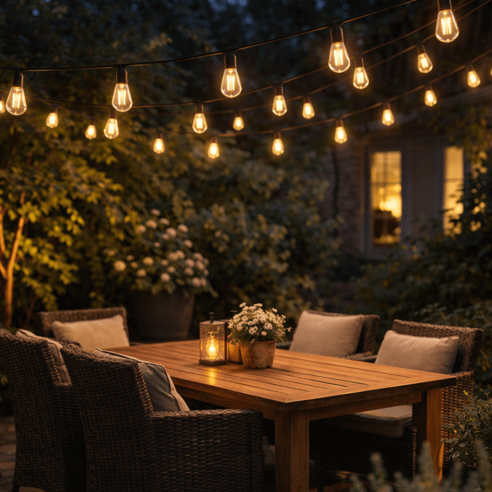 120V Commercial Ready Dimmable Outdoor LED Patio String Light - AQLIGHTING - OSL-S14